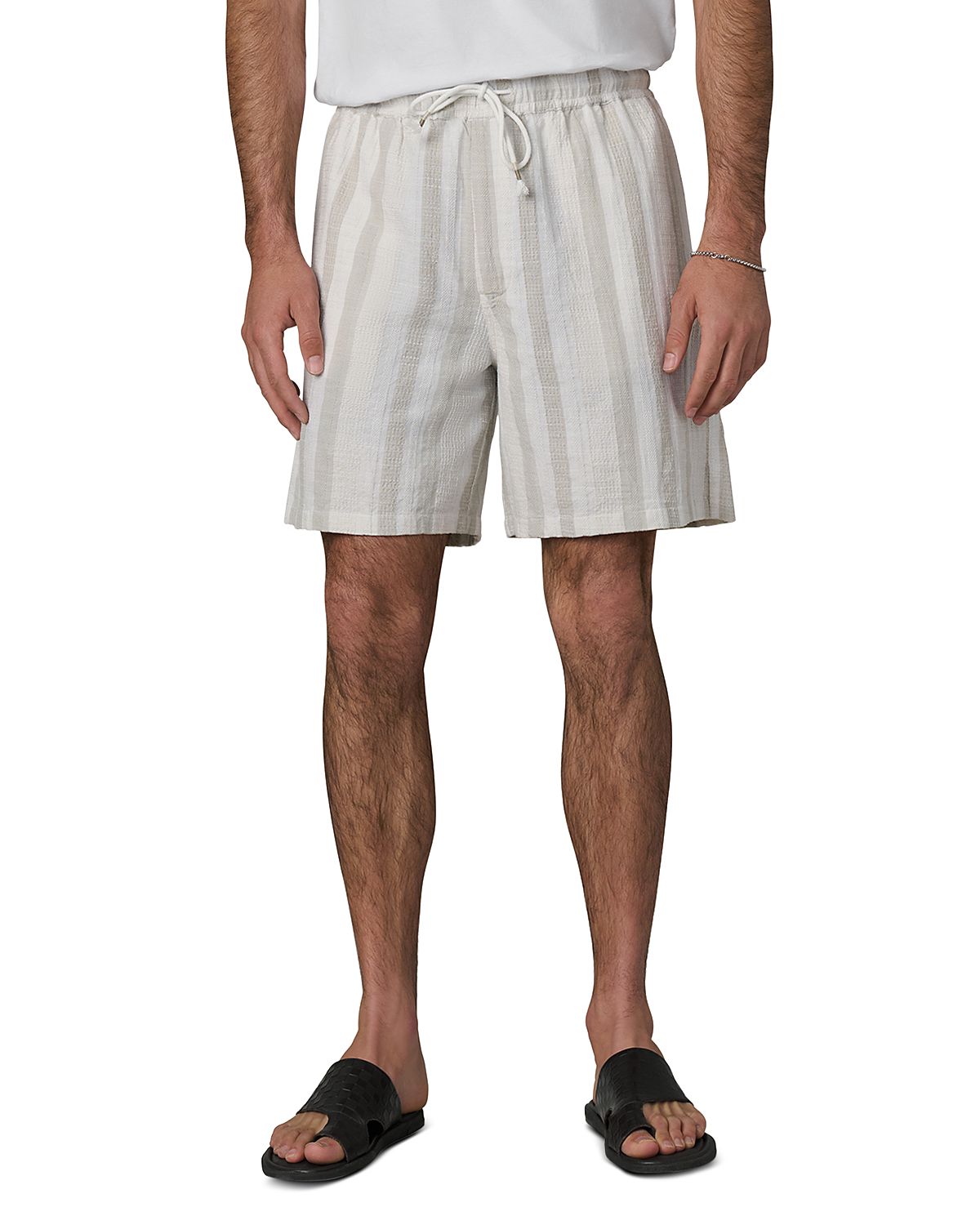Joe's Jeans Cotton Linen Cabana Dobby Stripe 7 Shorts