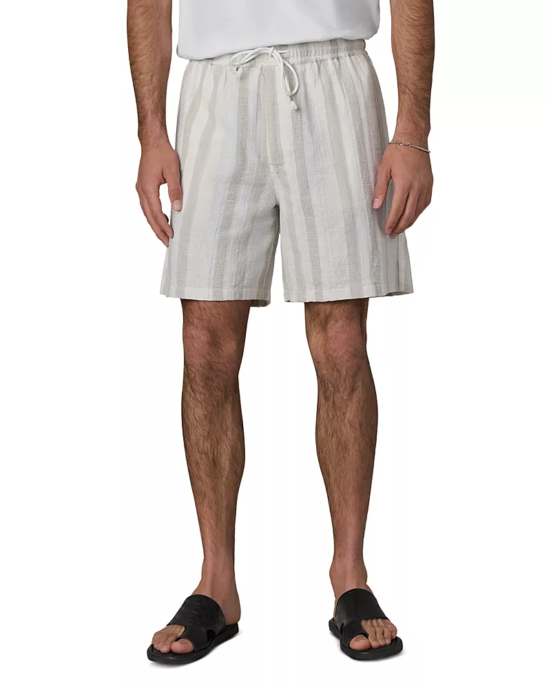 Joe's Jeans Cotton Linen Cabana Dobby Stripe 7 Shorts