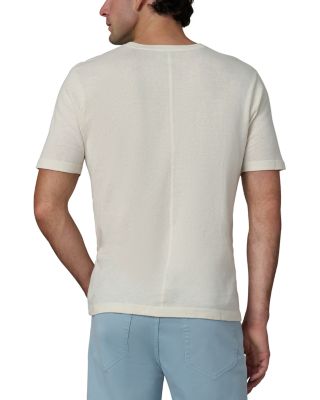 Short Sleeve Linen & Cotton Henley