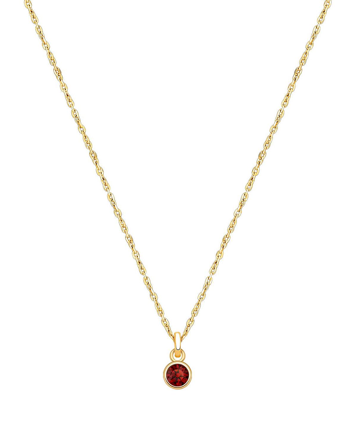 Tiny Blessings Girls' 14K Gold Birthstone Necklace - Little Kid, Big Kid