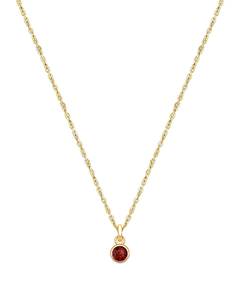 Tiny Blessings Girls' 14K Gold Birthstone Necklace - Little Kid, Big Kid