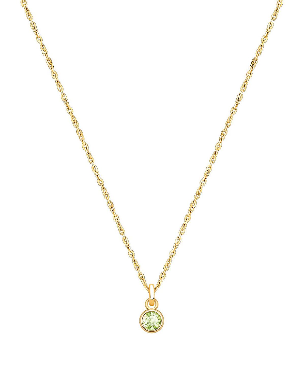 Tiny Blessings Girls' 14K Gold Birthstone Necklace - Little Kid, Big Kid