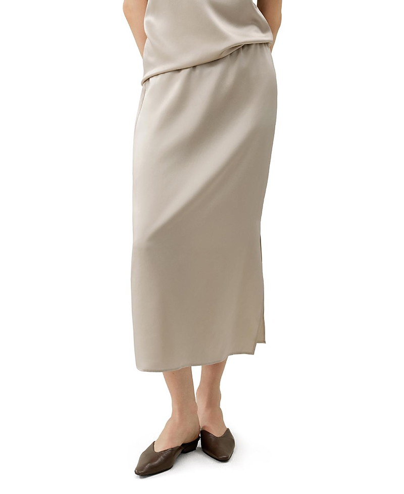 Lilysilk Washable Silk Charmeuse Pull-on Skirt
