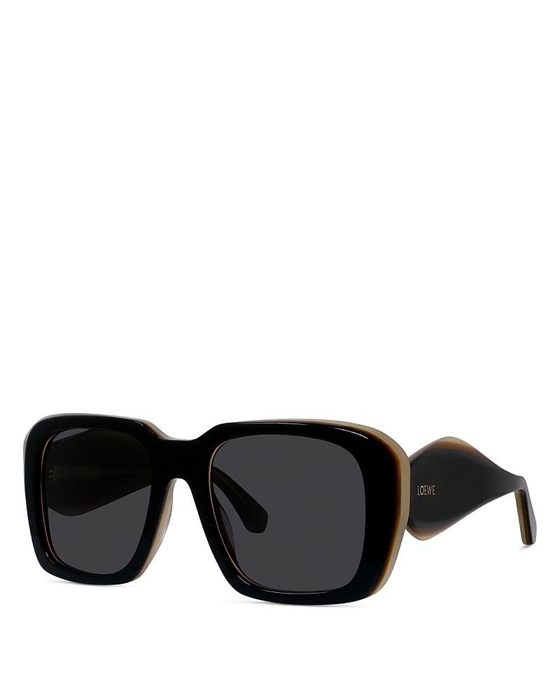 Loewe Signature Square Sunglasses, 53mm