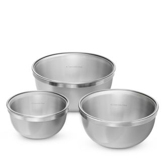Caraway 6 Piece Mixing Bowl and Glass Lid Set