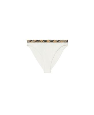 Check Trim Bikini Briefs