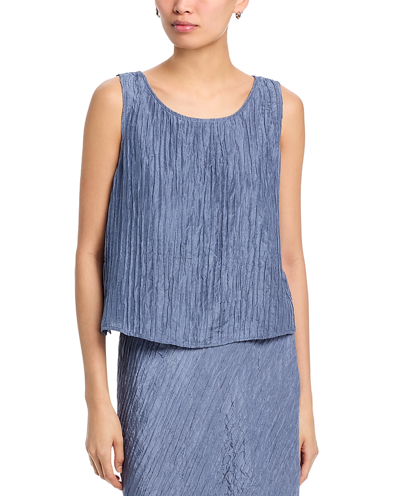 Eileen Fisher Ballet Neck Short Shell Top