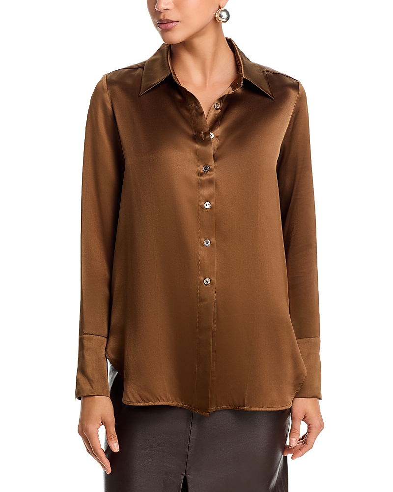 Co Silk Button Down Shirt