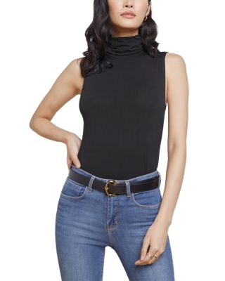 Ceci Sleeveless Turtleneck Top