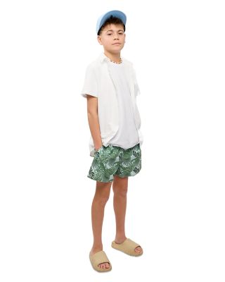 Boys' Jungle Palms Swim Shorts - Big Kid