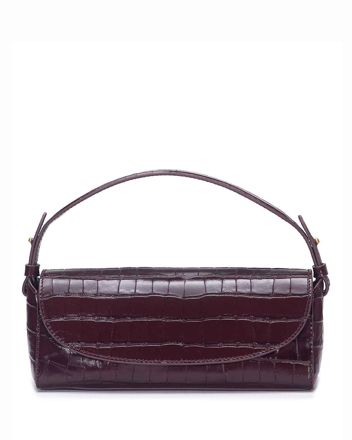 Vince Sabrina Croc-Embossed Leather Mini Top-Handle Bag