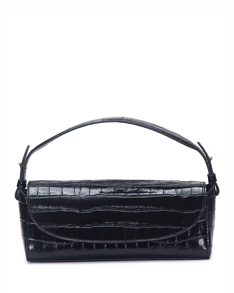 Vince Sabrina Croc-Embossed Leather Mini Top-Handle Bag