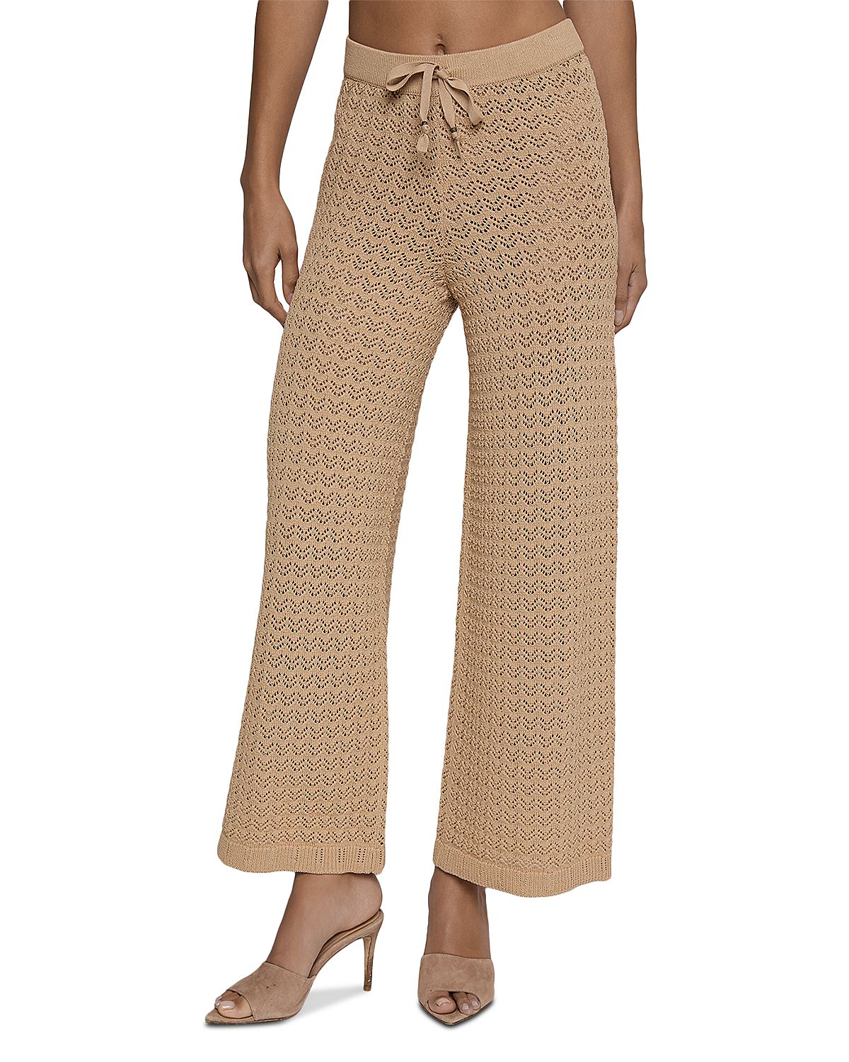 L'Agence Gaelle Pointelle Knit Pants