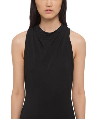 Low Back Cowl Neck Dress