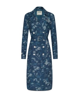 Womens Blue Coat - Bloomingdale's