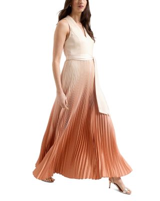 Sloane Orange Cross Front Midaxi Dress