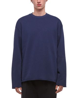 Raw Hem Crewneck