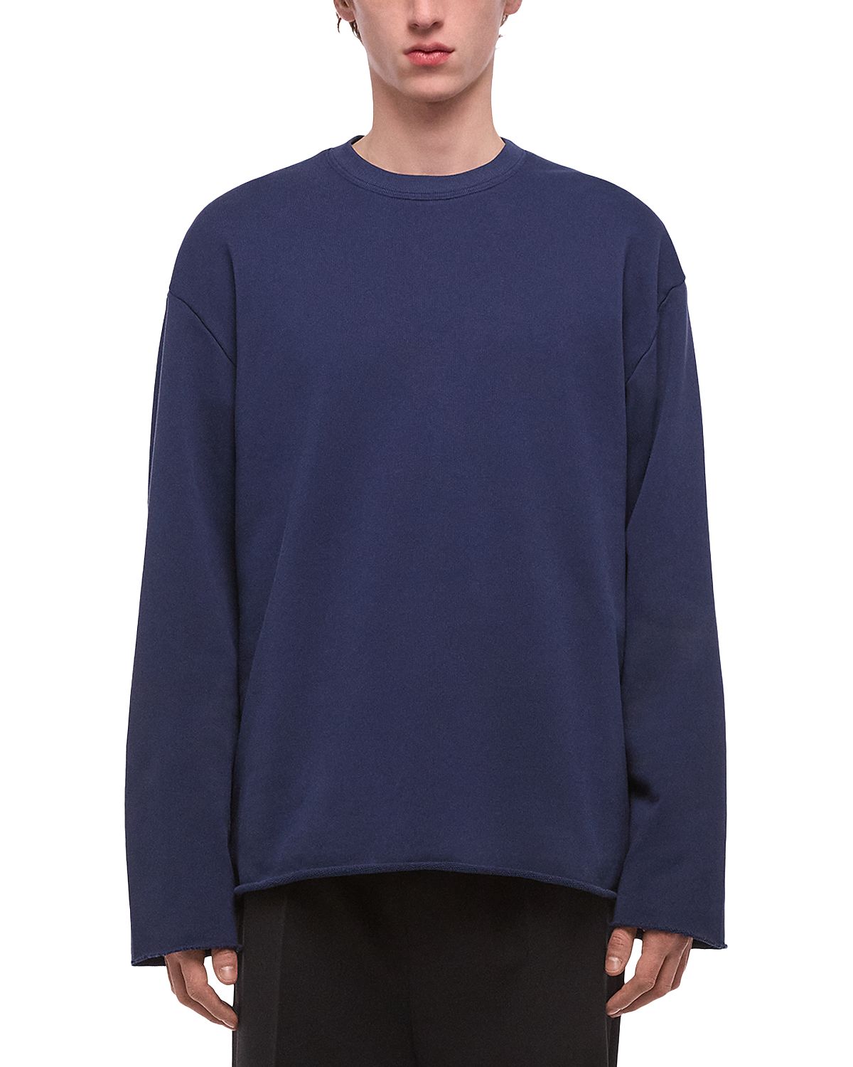 Helmut Lang Raw Hem Crewneck