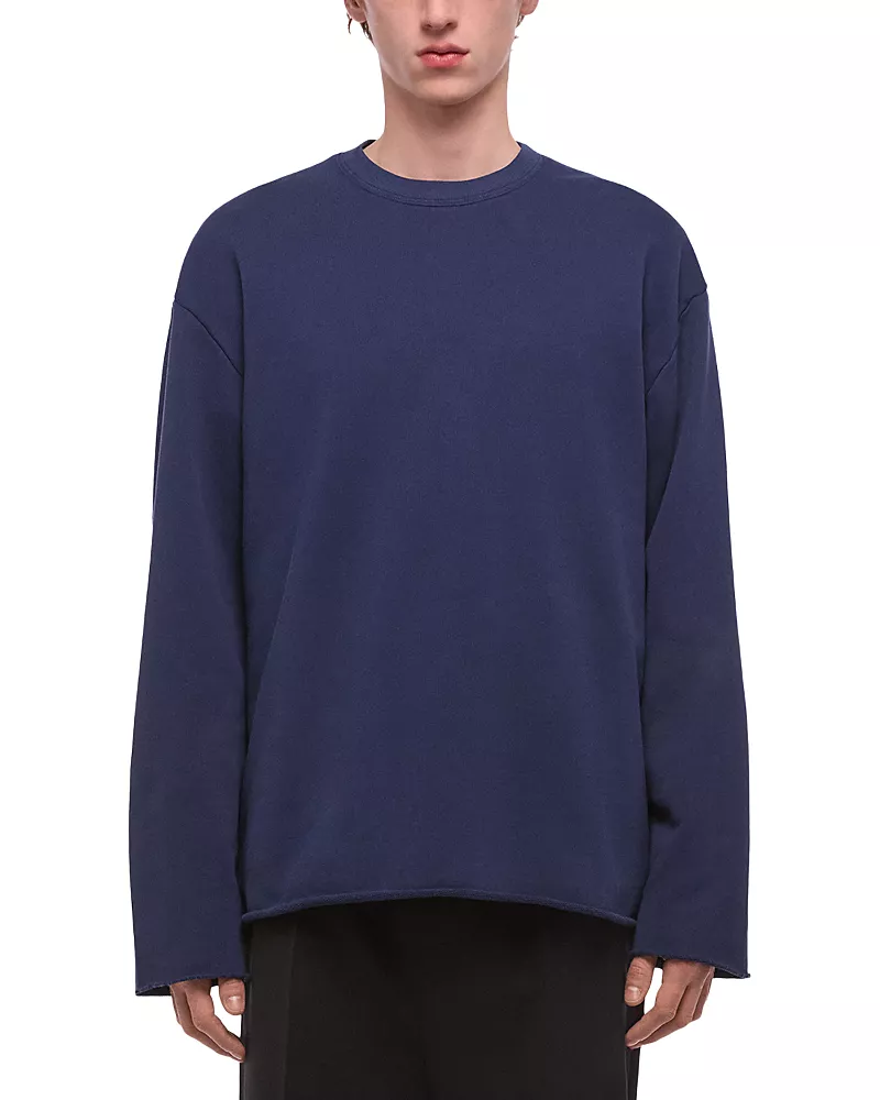 Helmut Lang Raw Hem Crewneck