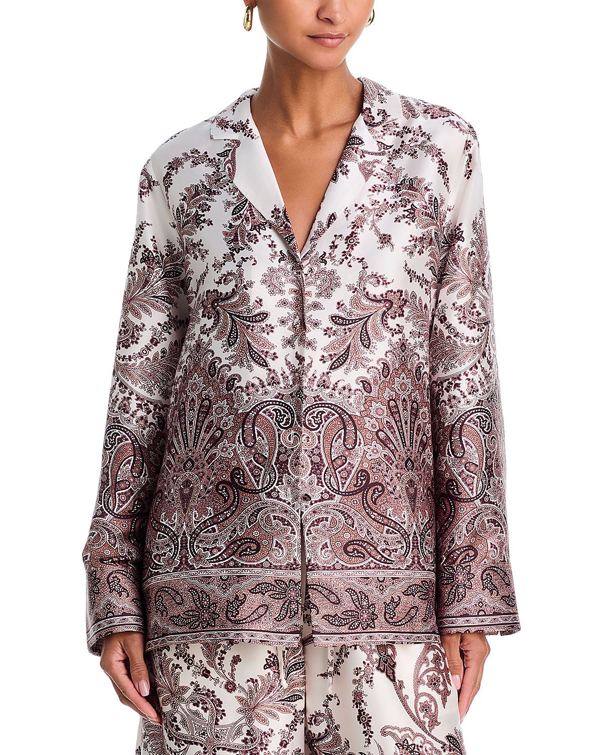 Kobi Halperin Naomi Notched Collar Blouse