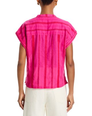 Tallulah Stripe Cap Sleeve Top