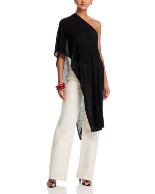Floren One Shoulder Poncho
