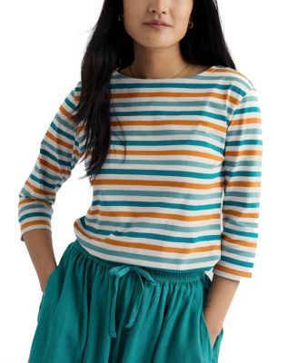  Women's Sailor Quarter Sleeve Top