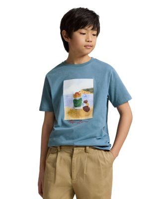 Boys' Polo Bear Cotton Jersey Tee - Big Kid