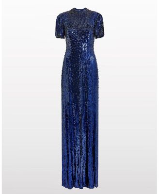 Jourdain Sequin-Embellished Gown