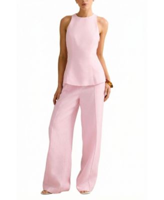  Women's Posey Linen Wide Leg Pant