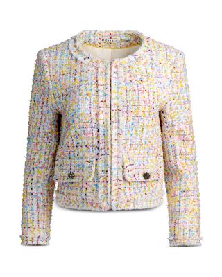 Landon Cropped Tweed Jacket