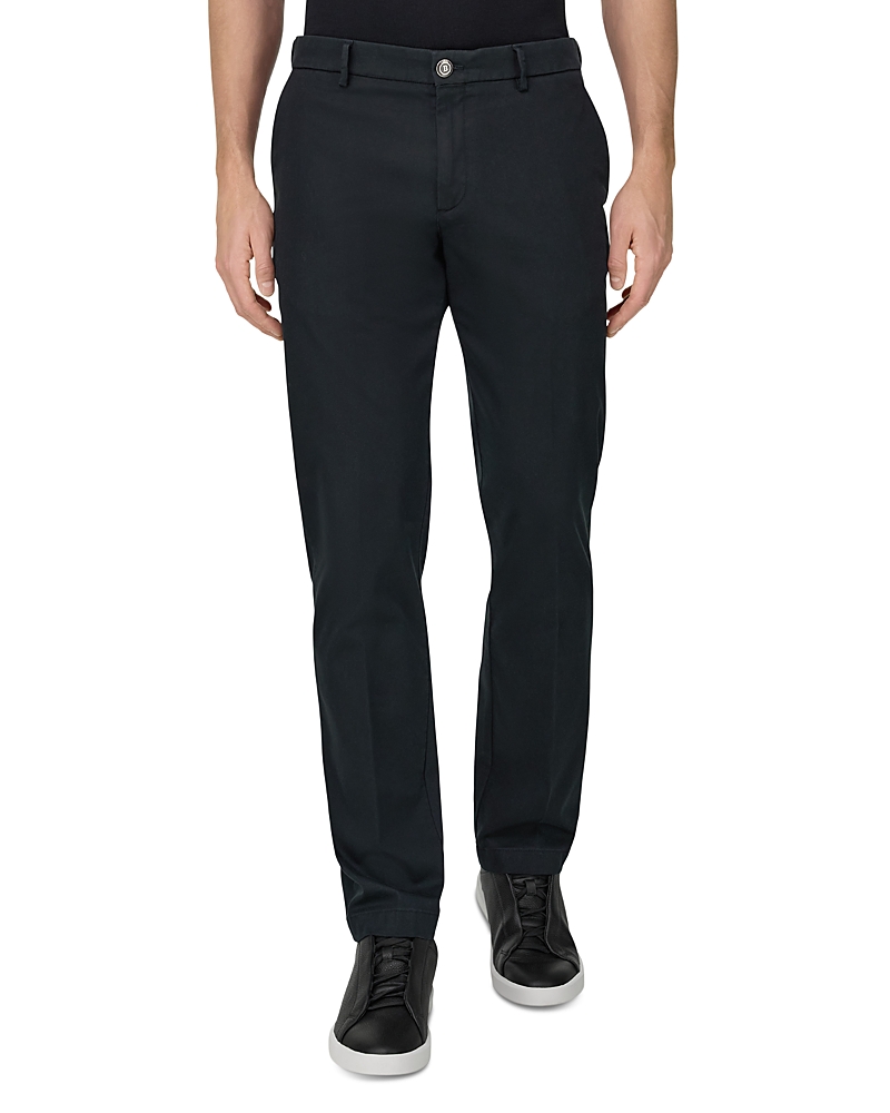 Boggi Milano Panama Regular Fit Stretch Cotton Trousers