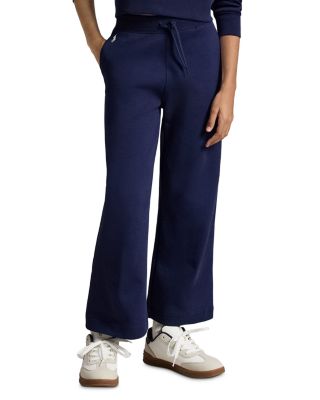 Girls' Wide Leg Double Knit Sweatpants - Big Kid