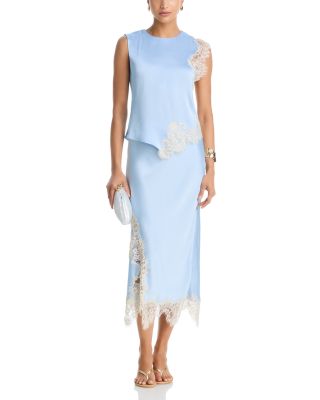 Lace Inset Slip Skirt - Exclusive