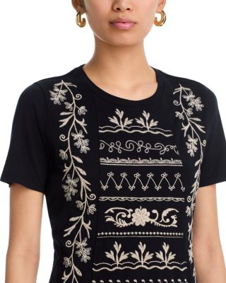 Azova Seamed Knit Dress