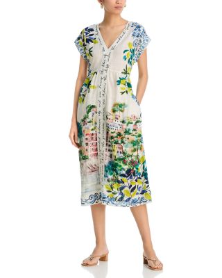 V Neck Dolman Effortless Dress