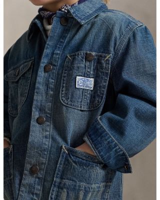 Boys' Denim Utility Jacket - Little Kid