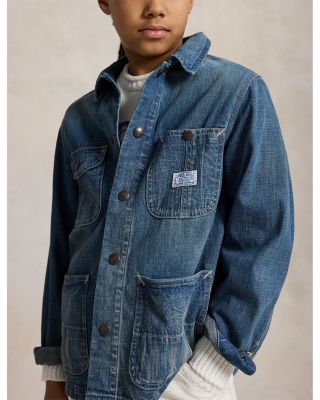 Boys' Denim Utility Jacket - Big Kid