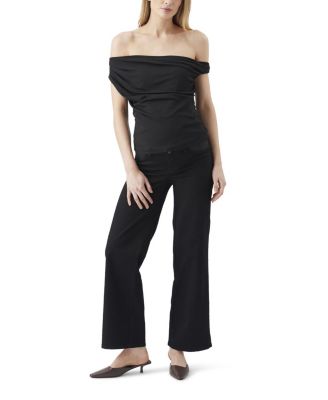  Kyle Wide Leg Jean in Black