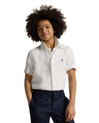 Boys' Linen Short Sleeve Shirt - Big Kid