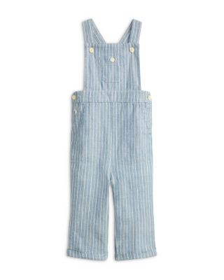 Boys' Striped Linen & Cotton Overall - Baby