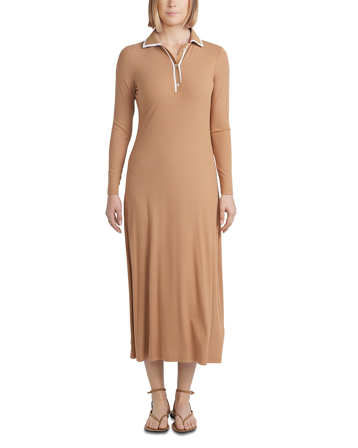Point Polo Maxi Dress