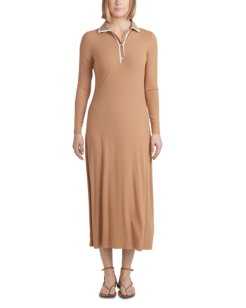 Point Polo Maxi Dress