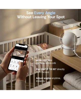 Luna 2K Wi-Fi Smart Baby Monitor with Night Vision