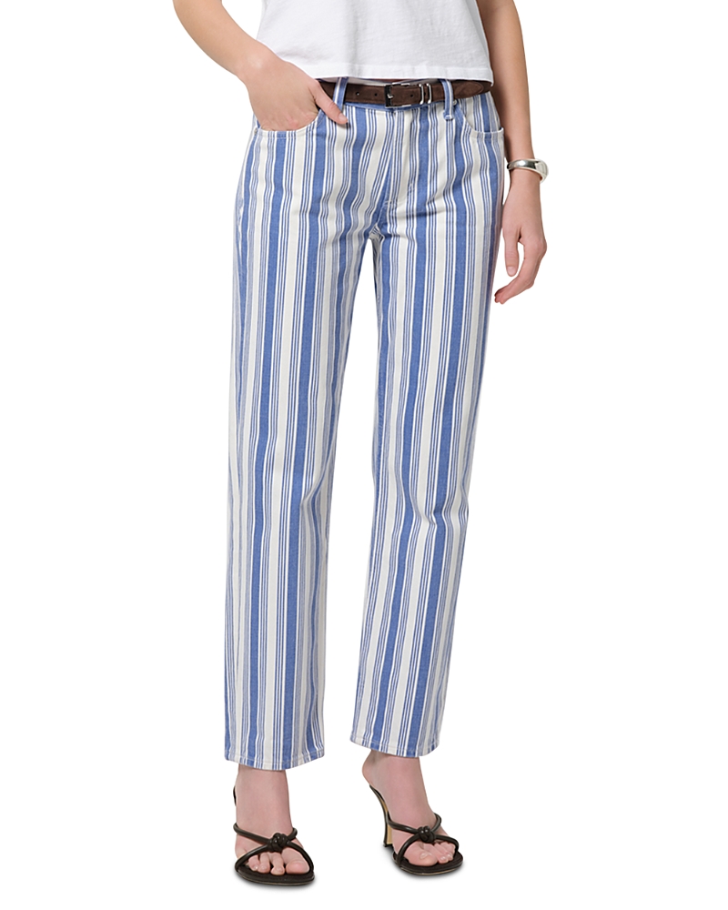Citizens of Humanity Anissa High Rise Straight Leg Jeans in Mar Stripe