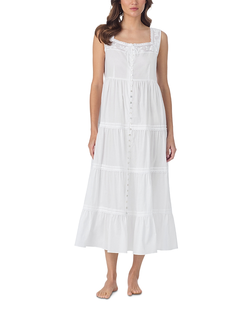 Eileen West Monica Button Front Ballet Nightgown