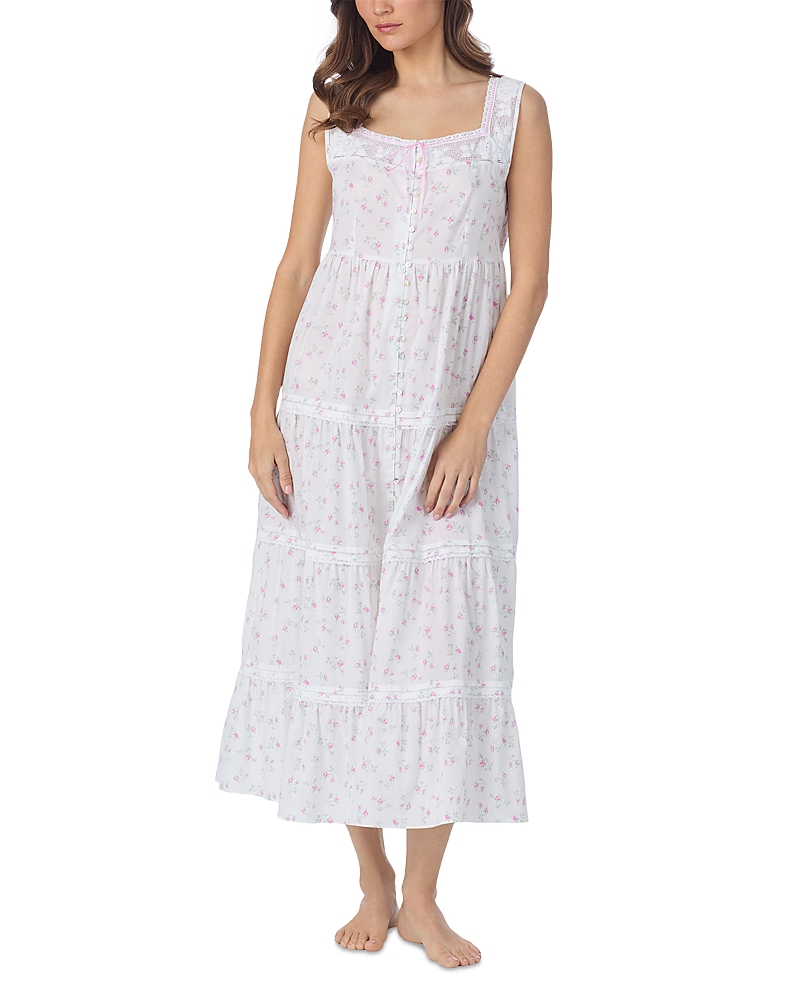 Eileen West Monica Button Front Ballet Nightgown