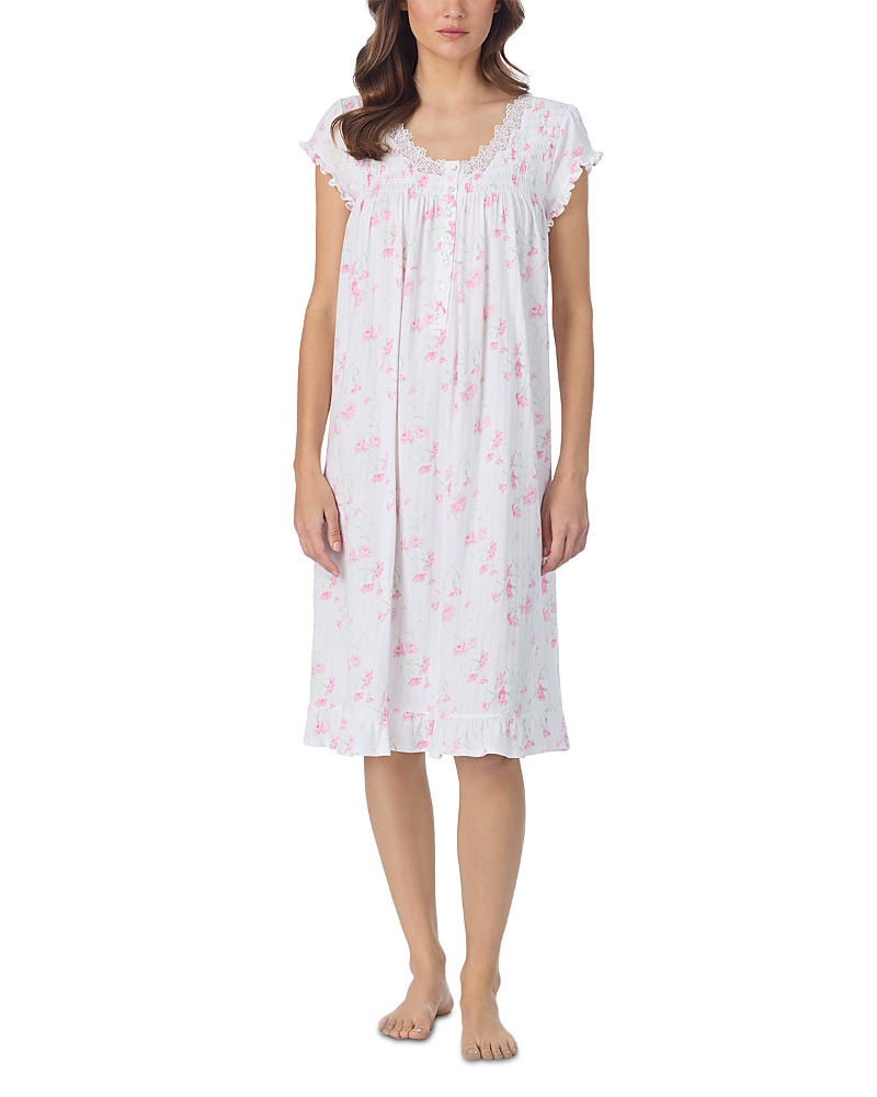 Eileen West Cap Sleeve Pointelle Waltz Nightgown