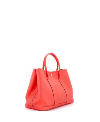 36 Garden Party Tote Leather