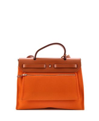 31 Herbag Zip Leather and Toile